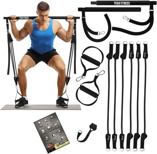 Pilates bar kit portable - kit,