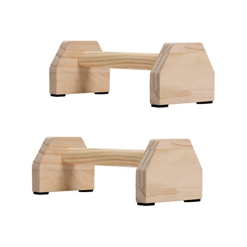 2pcs wooden parallettes push - 2pcs,