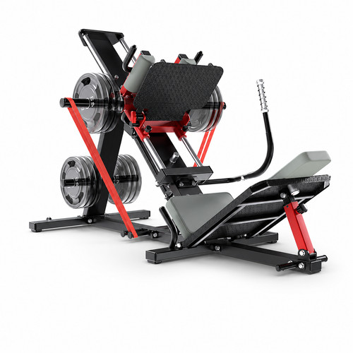 Hack squat leg press - leg, machine