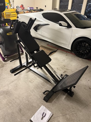 Compact hack squat machine leg - compact,