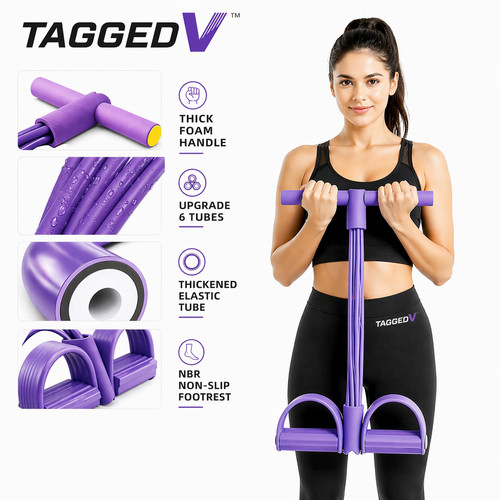 Tube pedal resistance band - 6,